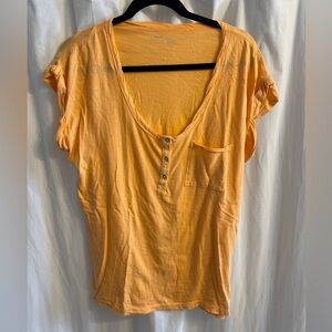 Aerie Orange Short Sleeve Tee